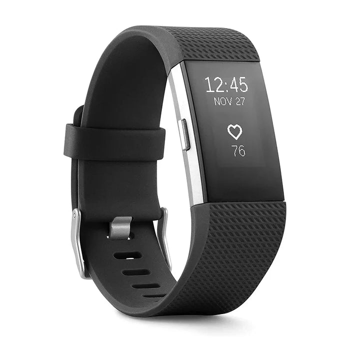 Smart fitnessarmband med pulsmätare, svart