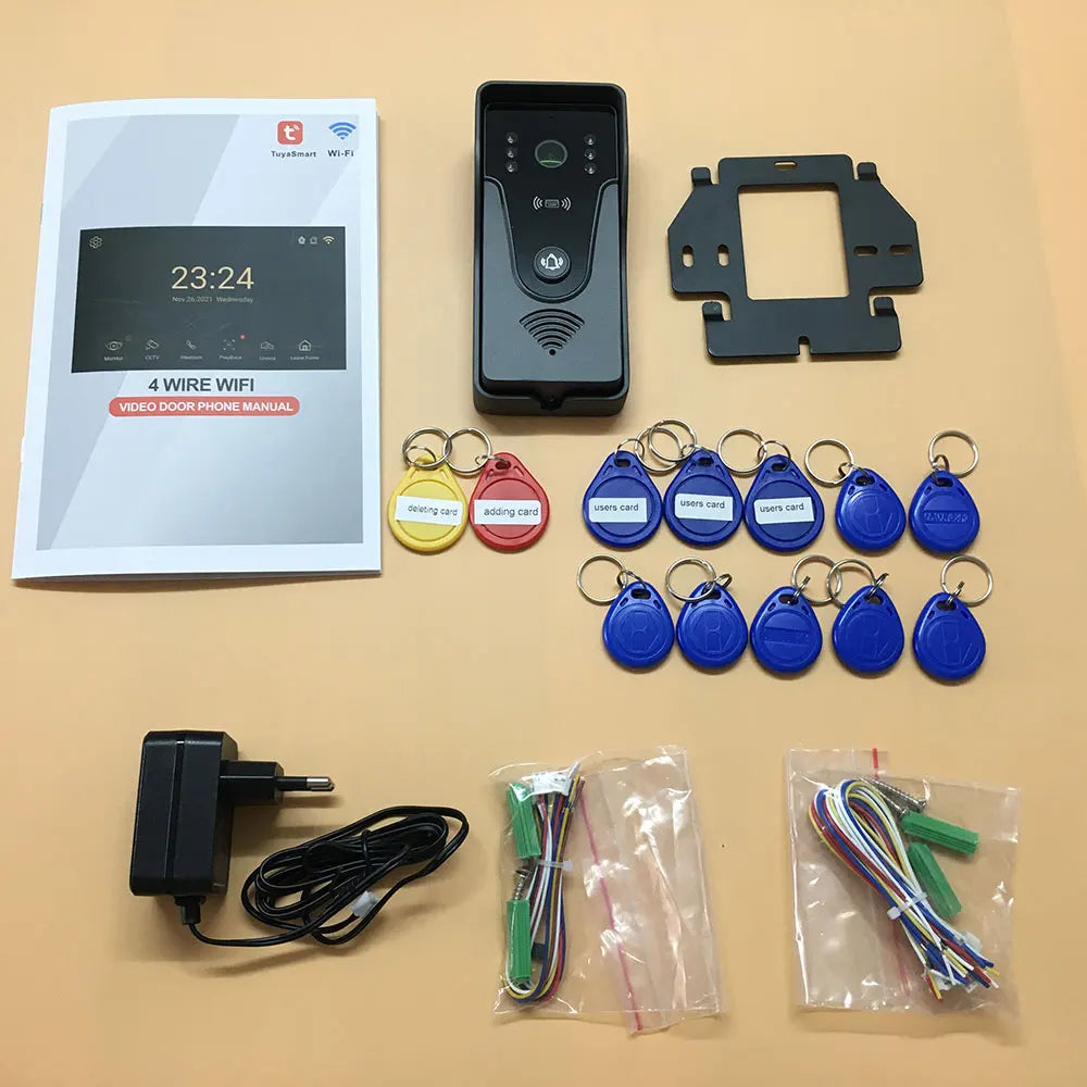 Smart wireless video intercom with touchscreen
