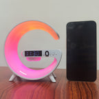 Wireless speaker with fast charging and RGB lighting