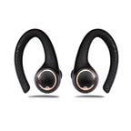 Matte black and rose gold AIR Active 2.0 sports earbuds