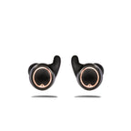 Matte black and rose gold AIR Active 2.0 sports earbuds