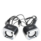 Enceintes pour ordinateur avec caisson de basses, noires