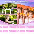 Unicorn-design children's mini camera with Full HD 1080p and 2-inch screen