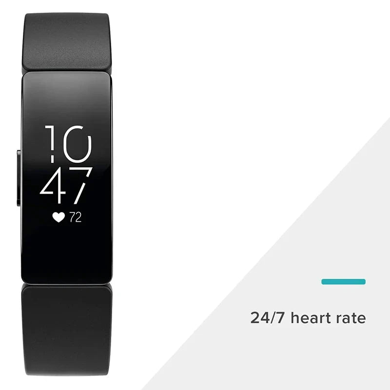 Bracelet connecté de santé et d'activité physique, noir
