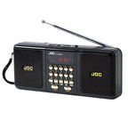 Bärbar högtalare med Bluetooth och FM-radio, svart