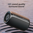 Black mini portable Bluetooth speaker