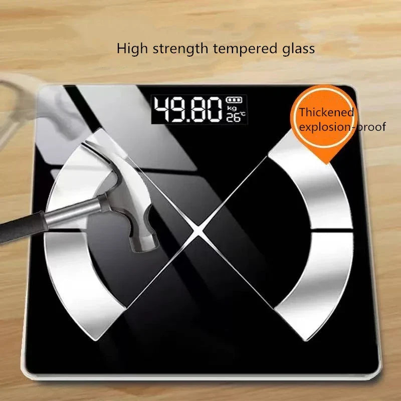 Bluetooth Smart Body Fat Scale Black-2