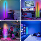Smart RGB-golvlampa för hörn