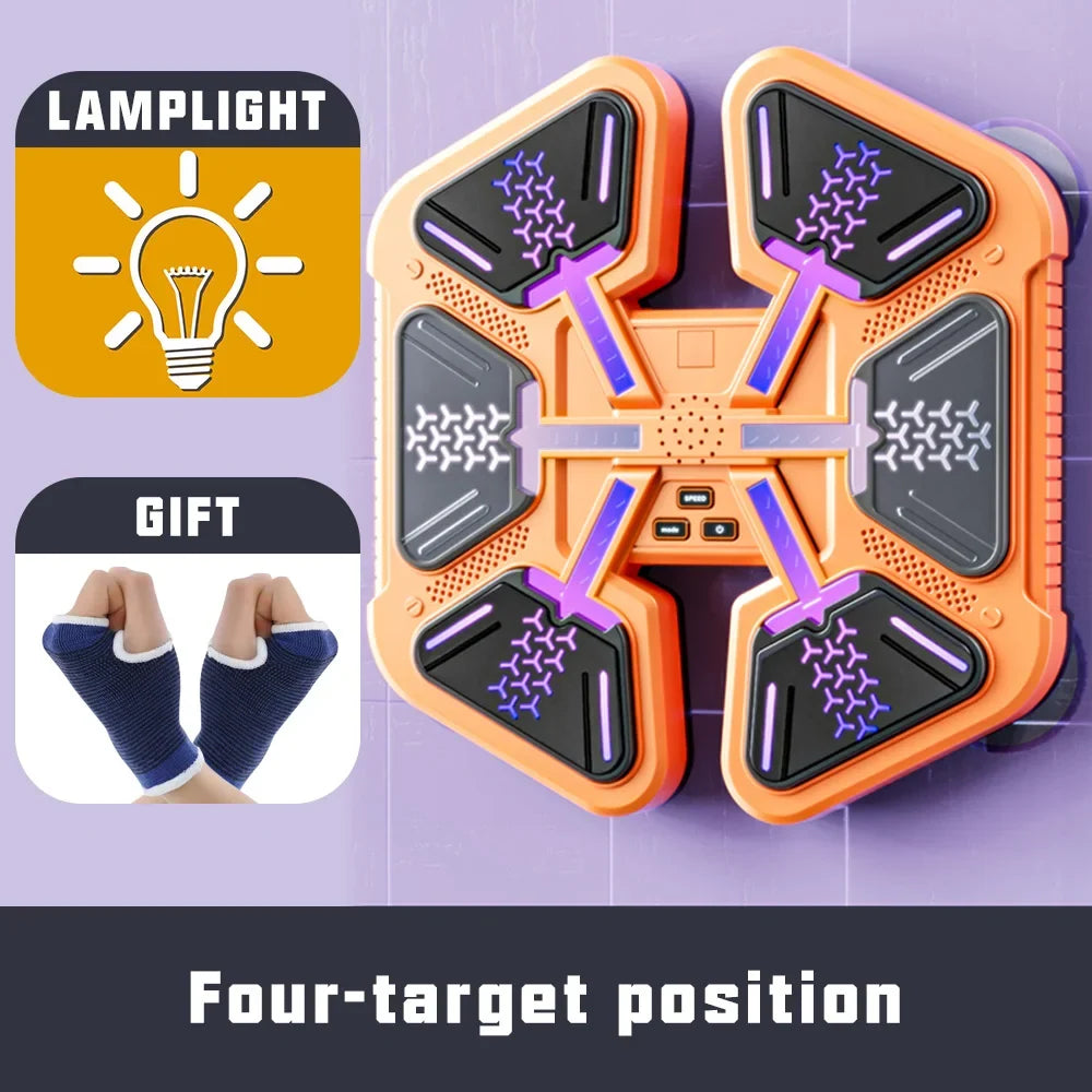 Smart boxing trainer with music