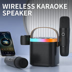 Bärbart Bluetooth-karaokesystem med mikrofoner