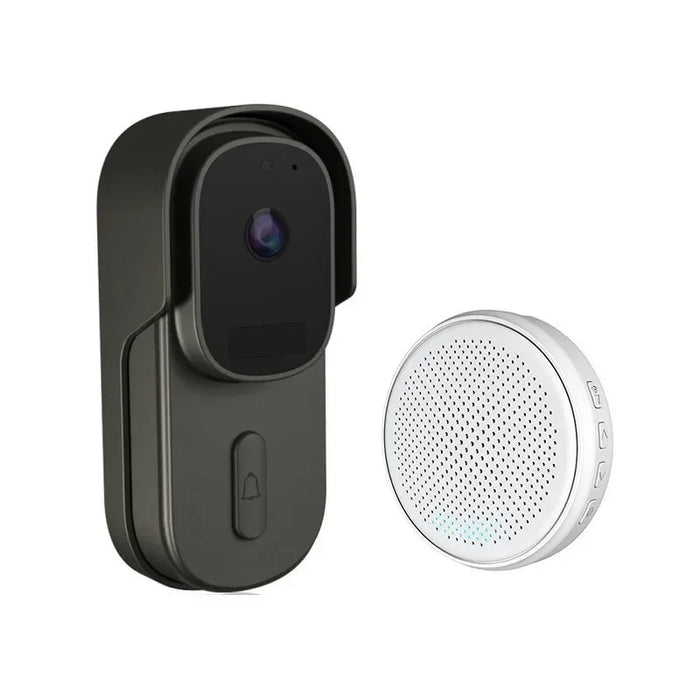 Smart dörrklocka med 2,4 GHz Wi-Fi-kamera och 1080p-upplösning