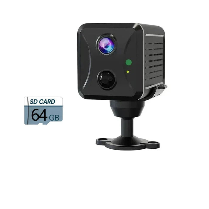 Minicámara de seguridad 4G/Wi-Fi para videovigilancia Ultra HD