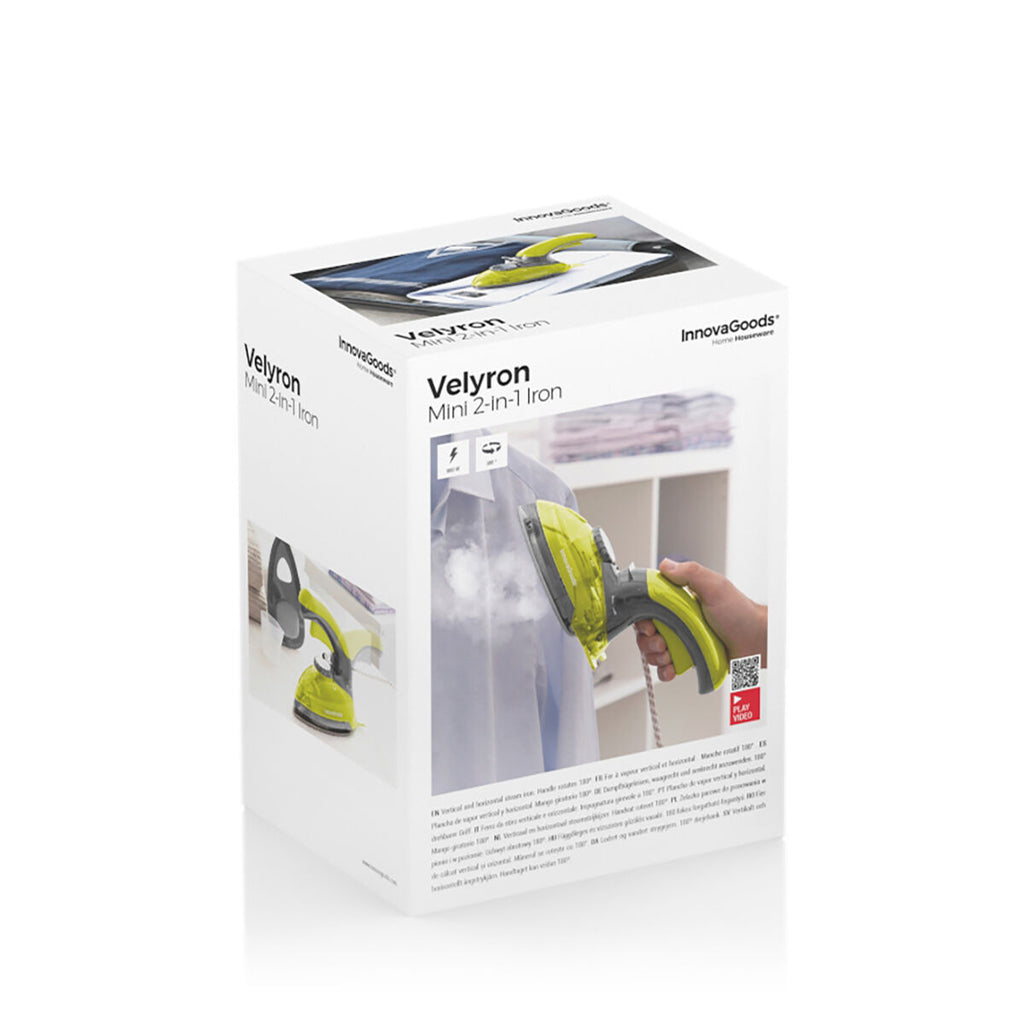 Mini fer à vapeur 2 en 1 Velyron InnovaGoods 800 W