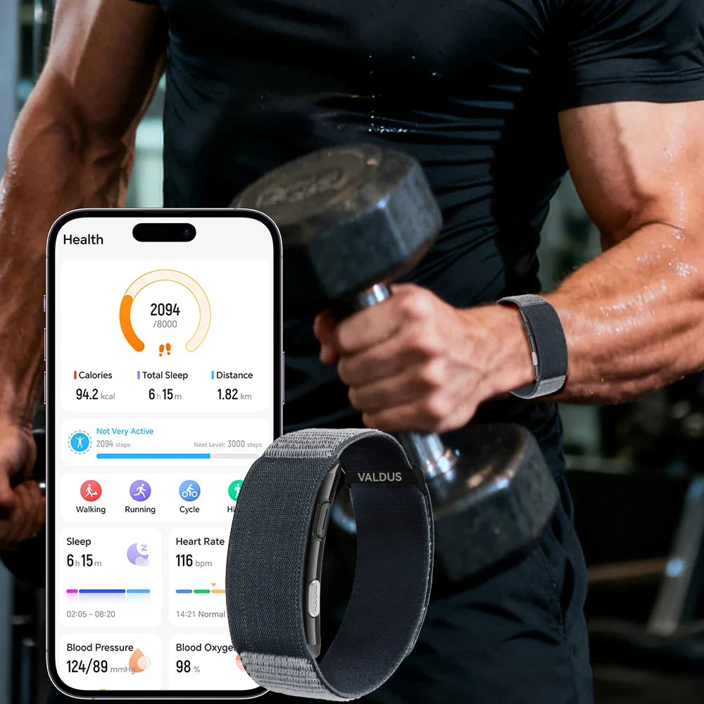 Smart armband VALDUS VITRO med EKG-funktion