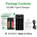 Vapcell U2 2 A smart mini USB charger