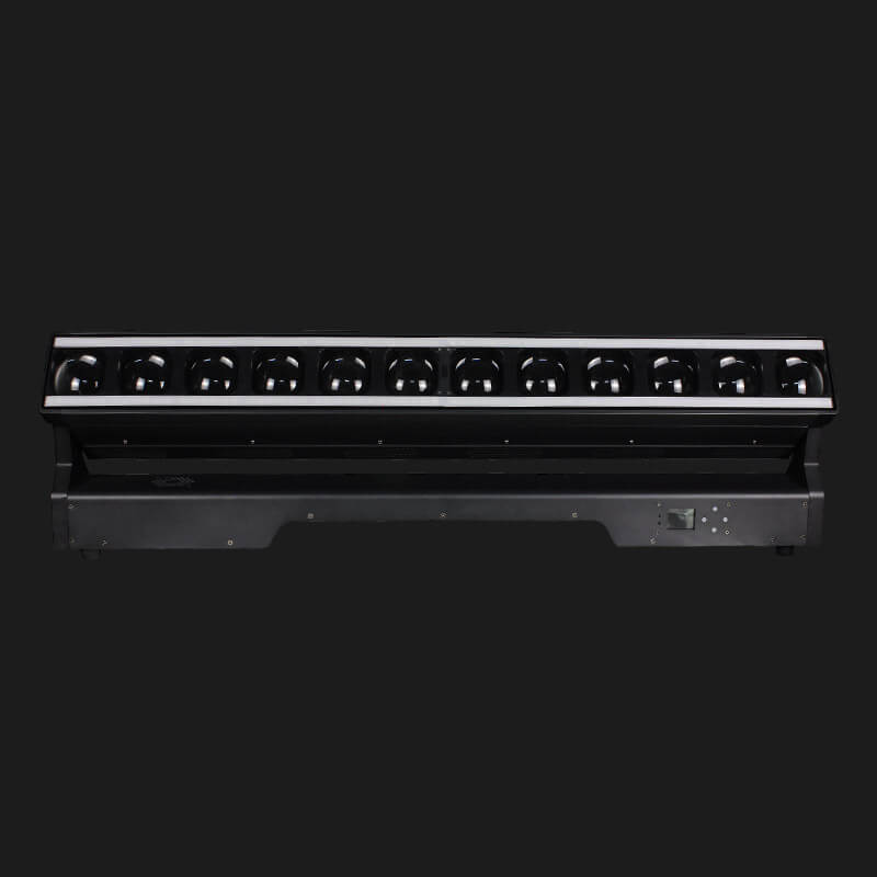 Rörlig LED-ljusramp N2 DMX 12 × 40 W för scener och DJ-bruk