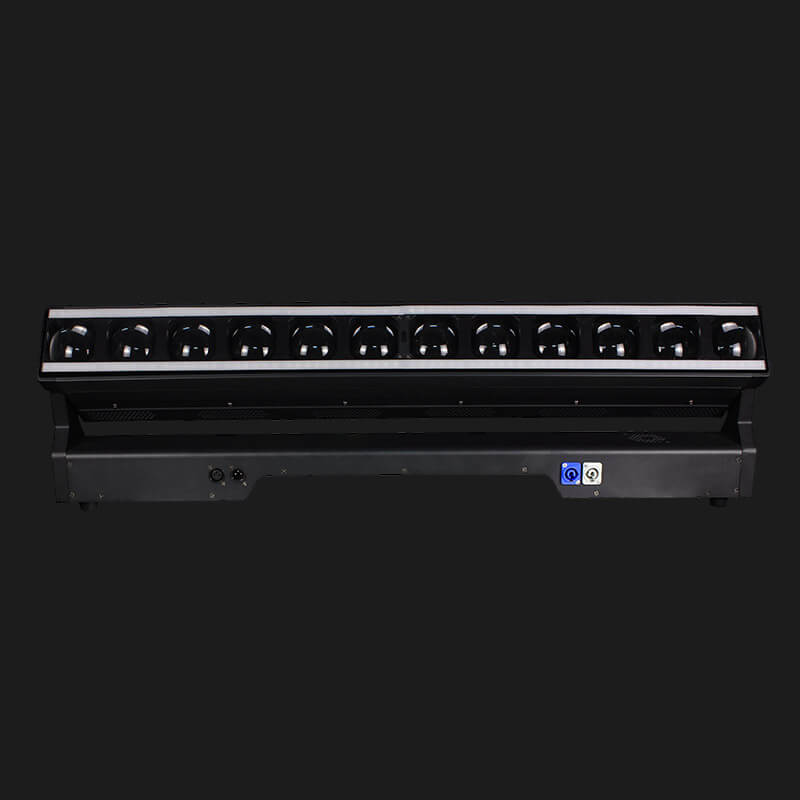 Rörlig LED-ljusramp N2 DMX 12 × 40 W för scener och DJ-bruk