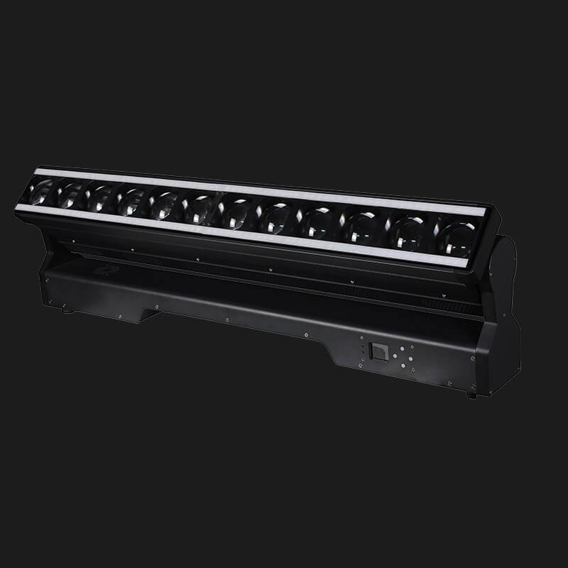 Rörlig LED-ljusramp N2 DMX 12 × 40 W för scener och DJ-bruk