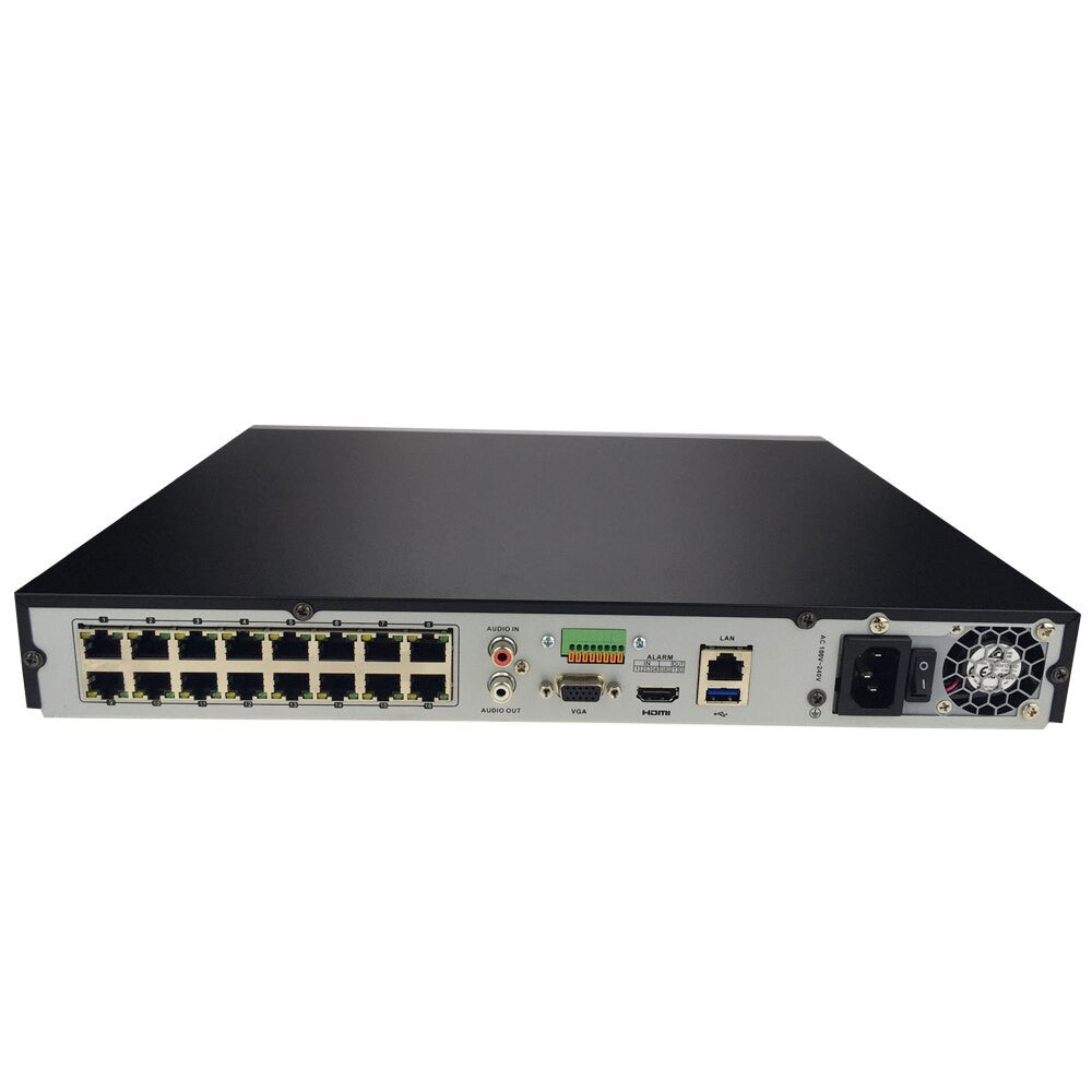 Hikvision 8 MP IP-videoövervakningskit med kamera DS-2CD2385G1-I