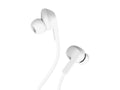 Techancy Auricular Com Fios Branco TD8022 , Microfone Integrado, 3,5 Mm, Compatível Com Smartphones E Tablets-0