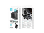 Techancy Auricular TWS KP2709 Sem Fios 5.3 Bluetooth Porta Type C Distancia de 10m 5h de Musica Estojo de Carga 320mAh Preto-4