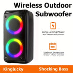 Large wireless speaker with deep bass
