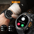 Montre connectée à écran tactile avec lampe torche