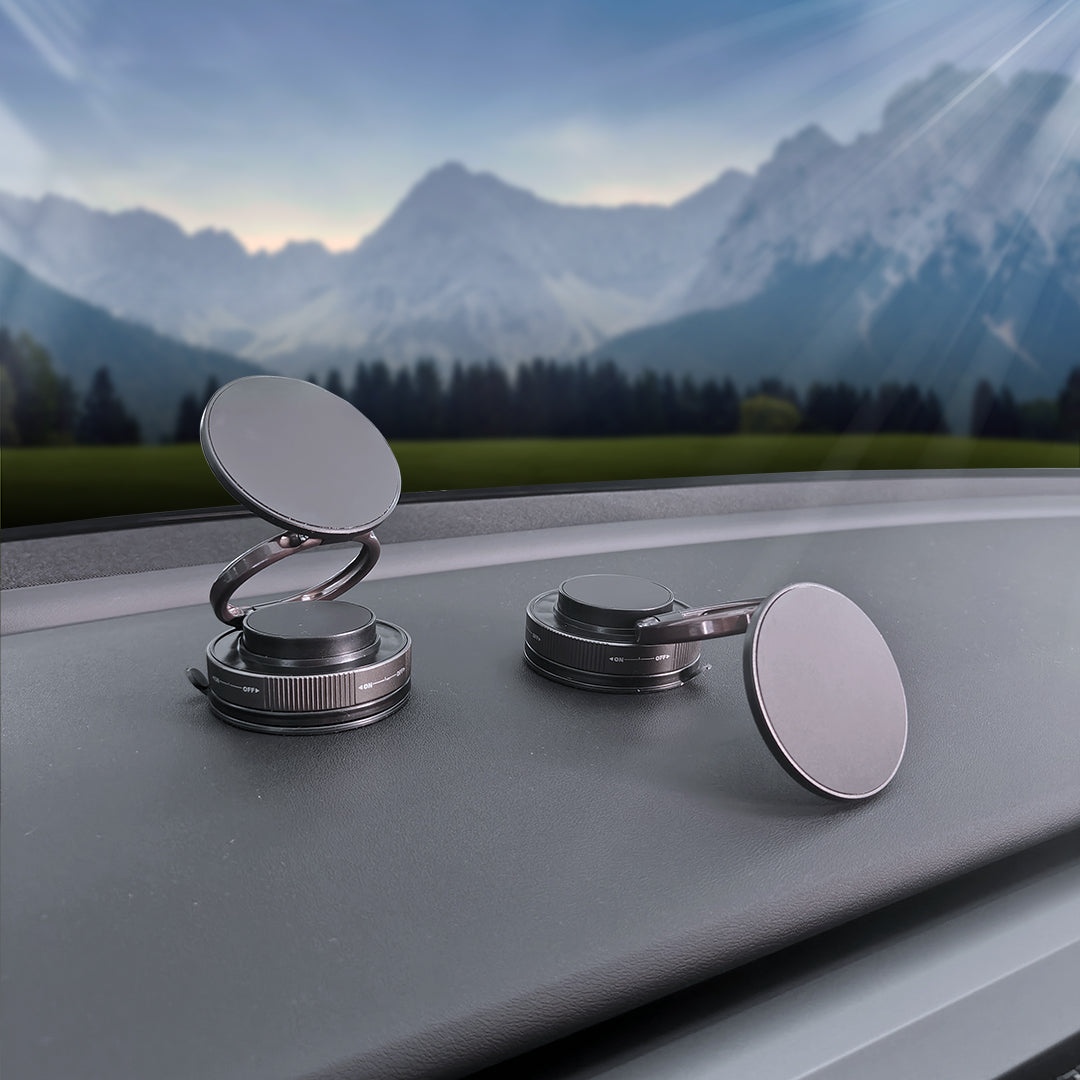 Jabees MagMount Flex magnetiskt mobilfäste med sugkopp, 360°