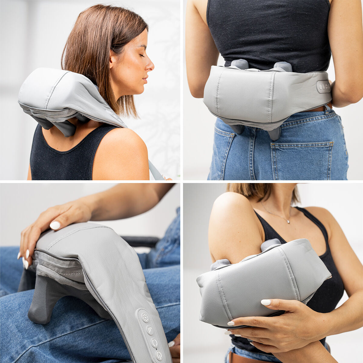 Rechargeable 6D neck and back massager Silax InnovaGoods